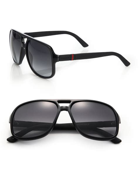 black shades gucci|black gucci shades men.